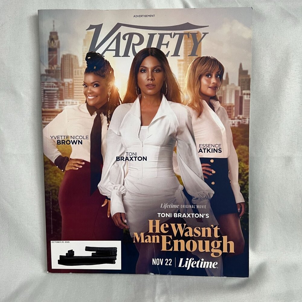 Variety Magazine Trio Featuring Jason Blum Laika Behind-The-Scenes & Toni Braxto - Picture 4 of 4